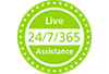 Live 24/7/365 Assistance